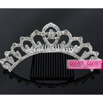 Kinder tiaras Großhandel Prinzessin echte Diamant Braut Tiaras